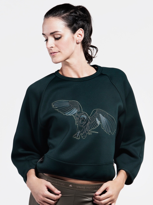Adidas By Stella McCartney Weekender crop top sweatshirt 