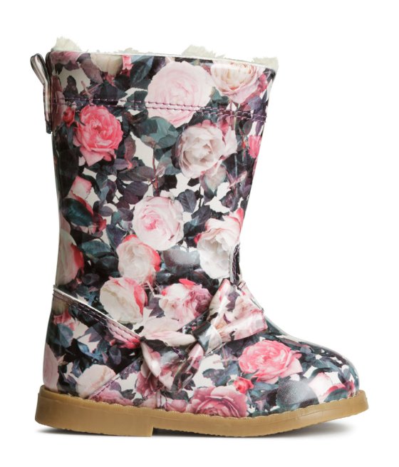Floral Lined Boots