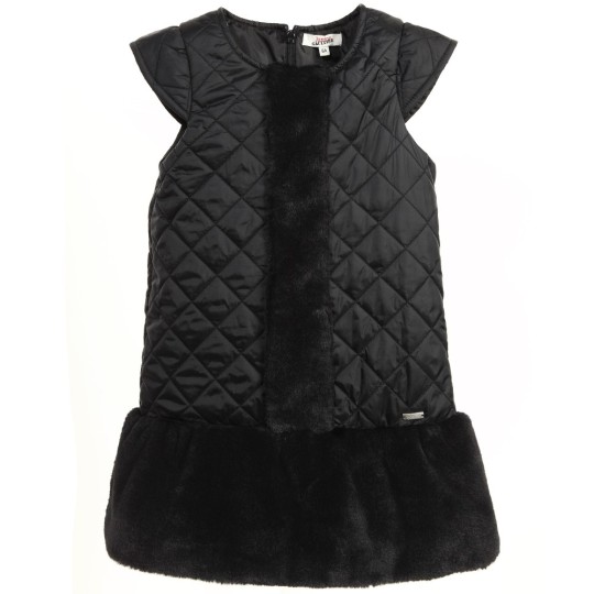junior-gaultier-black-quilted-dress-with-synthetic-fur-skirt-107360-d8548be7c065c4f32c5d0fa121b1bb85e67292e9